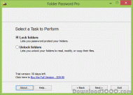 Folder Password Program screenshot